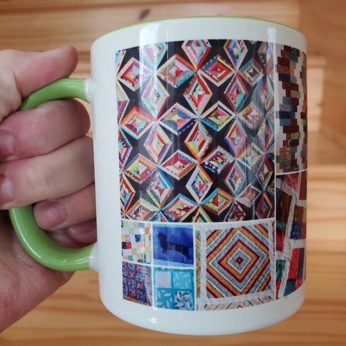 Colorful patchwork quilt - colorful, /